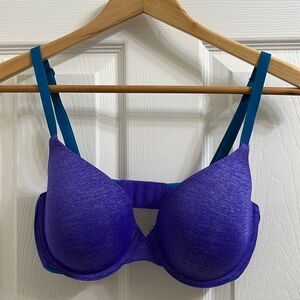 Victorias Secret Uplift Demi Bra Purple Blue Size 34D